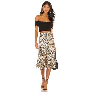 Majorelle Kara Skirt In Leopard